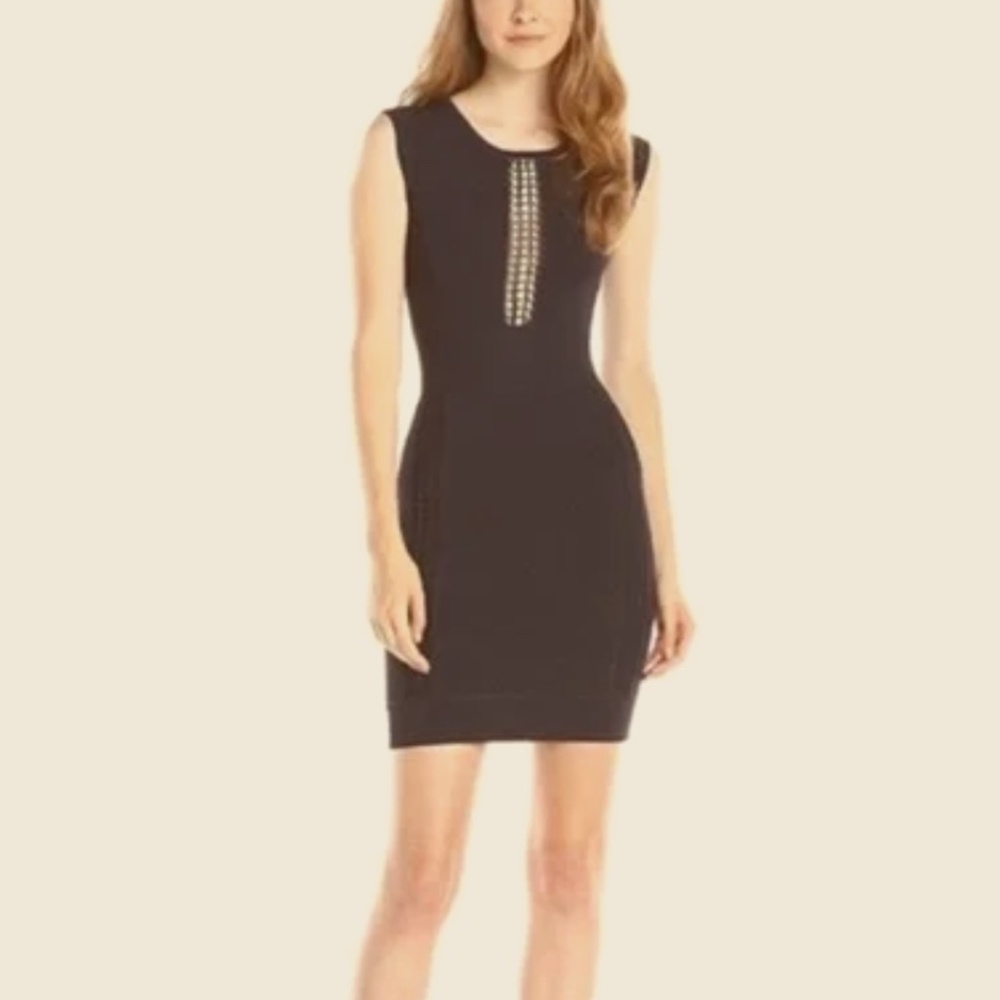 French Connection Navy Cruz Danni Cap Sleeve Bodycon Dress